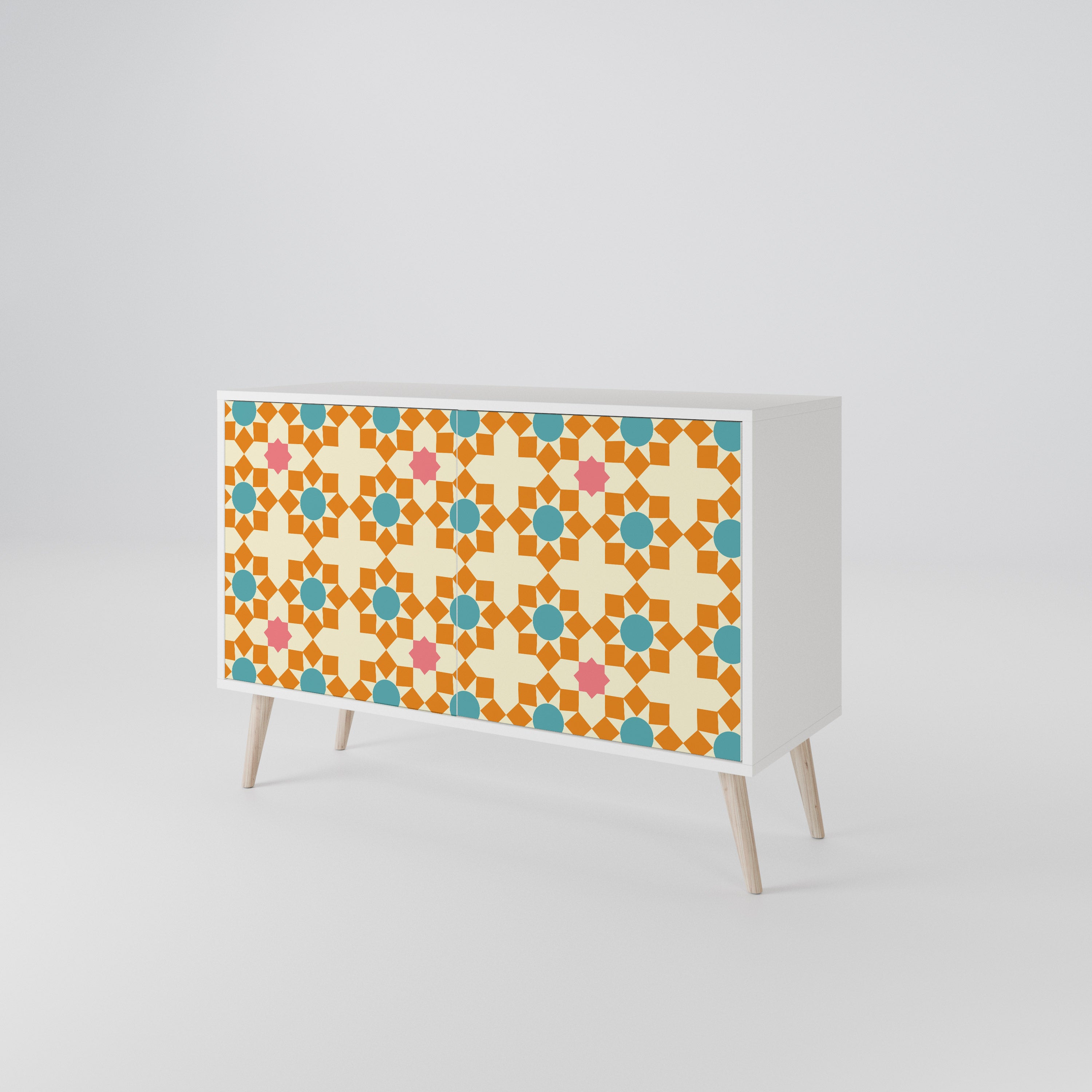 FLORAL DECOR Μπουφές 2-θυρών
