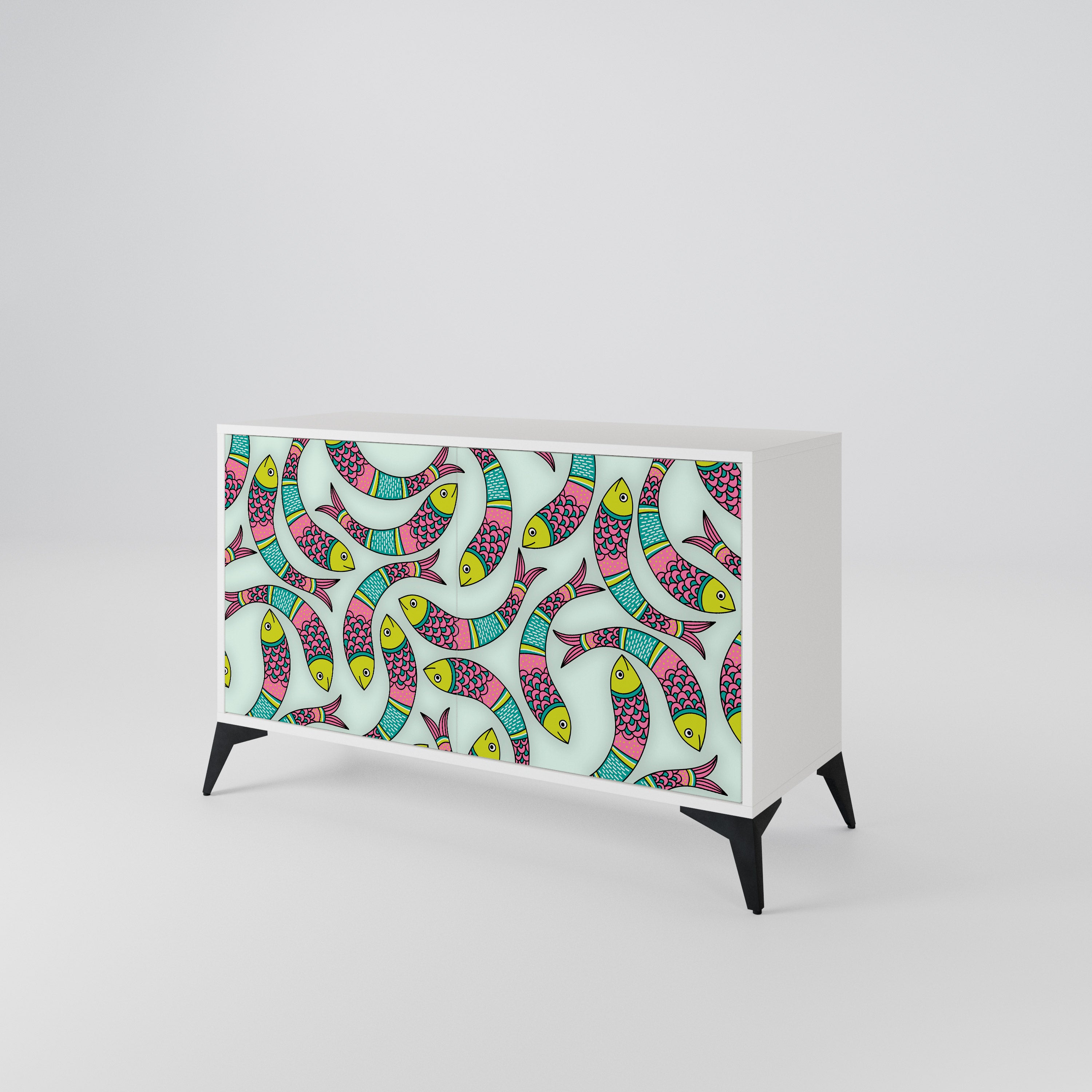 INDIAN FISH 2-Door Sideboard
