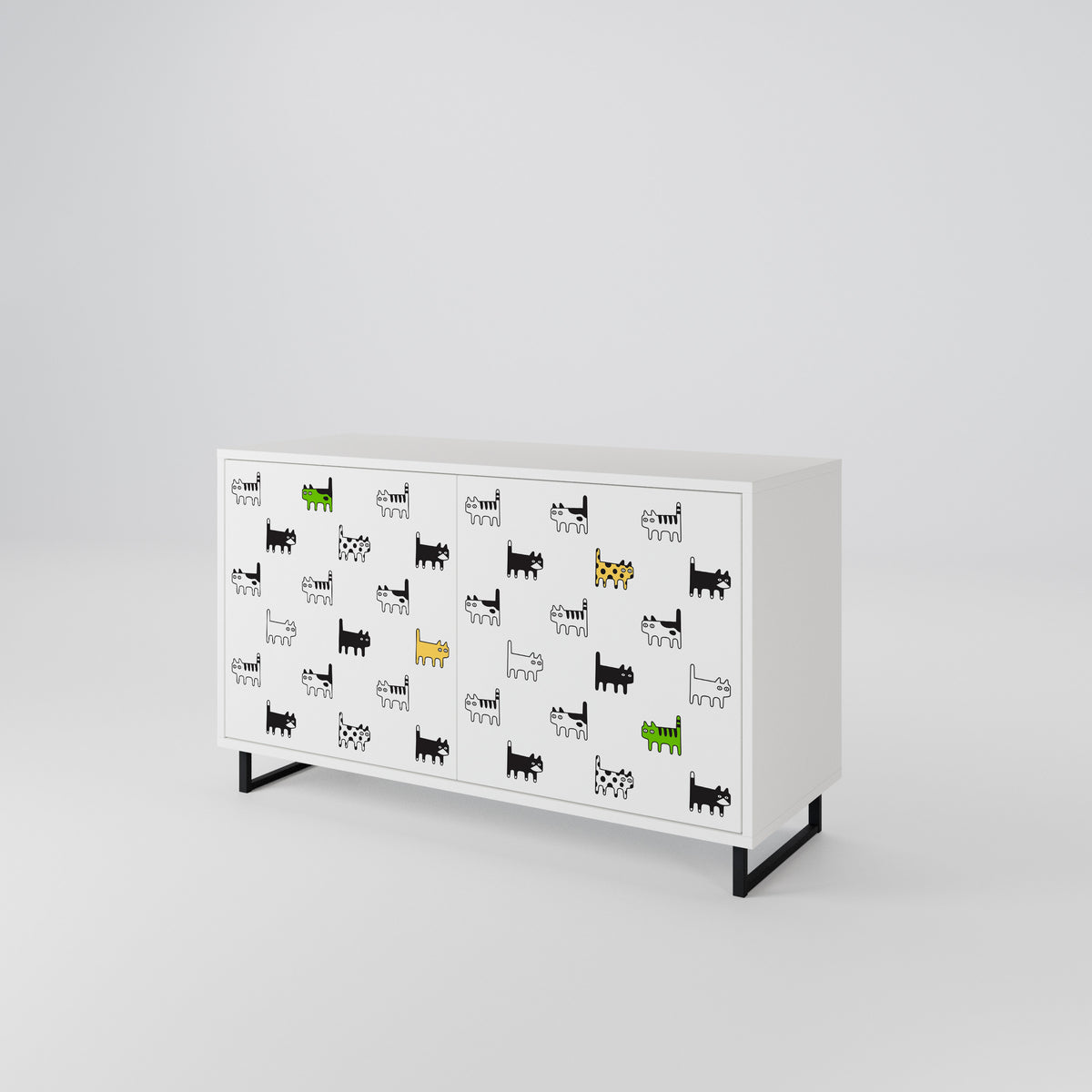 CATS COMPILATION 2-Door Sideboard