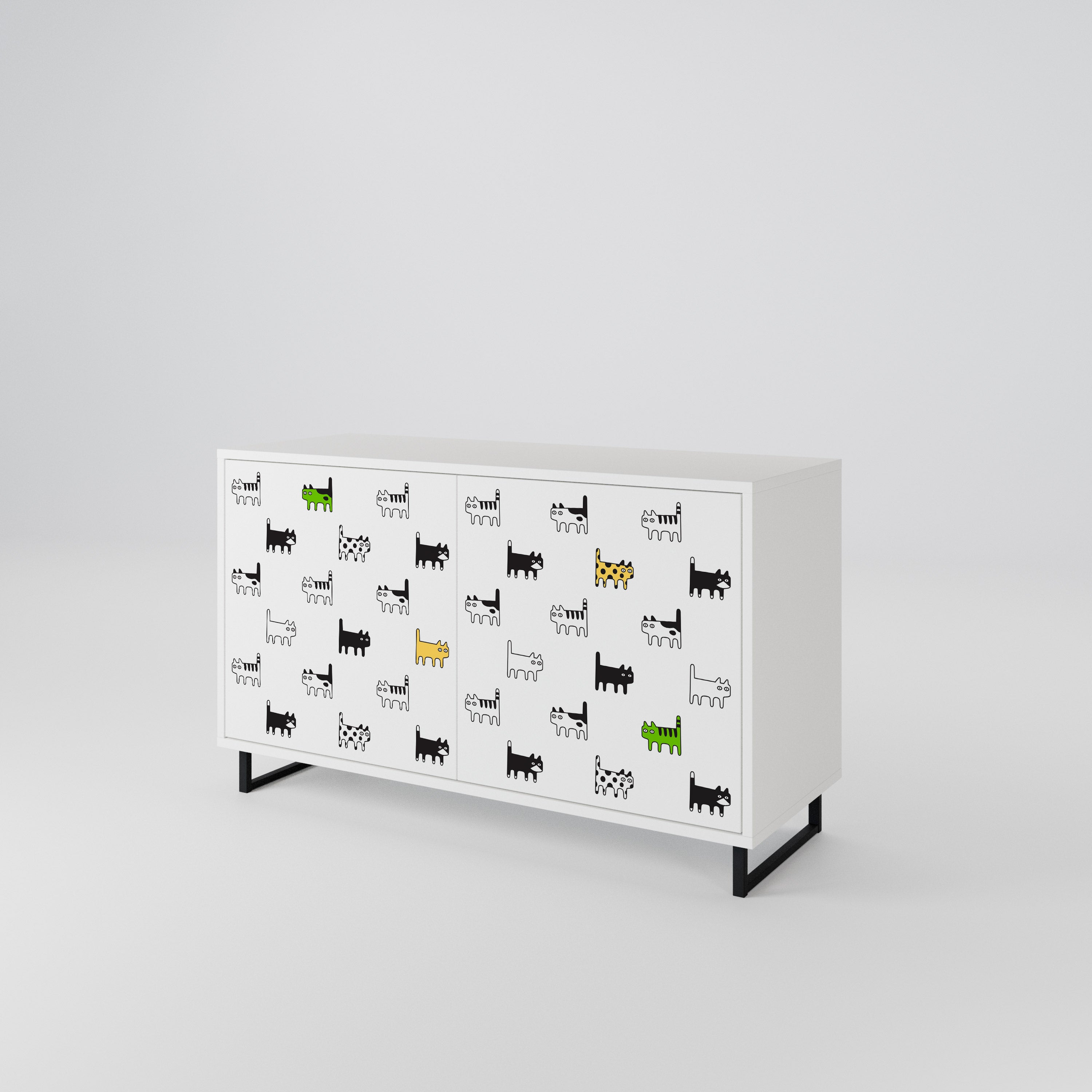 CATS COMPILATION 2-Door Sideboard