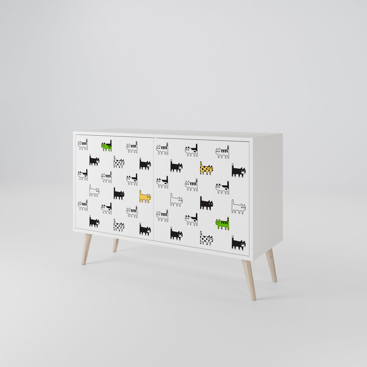 CATS COMPILATION 2-Door Sideboard