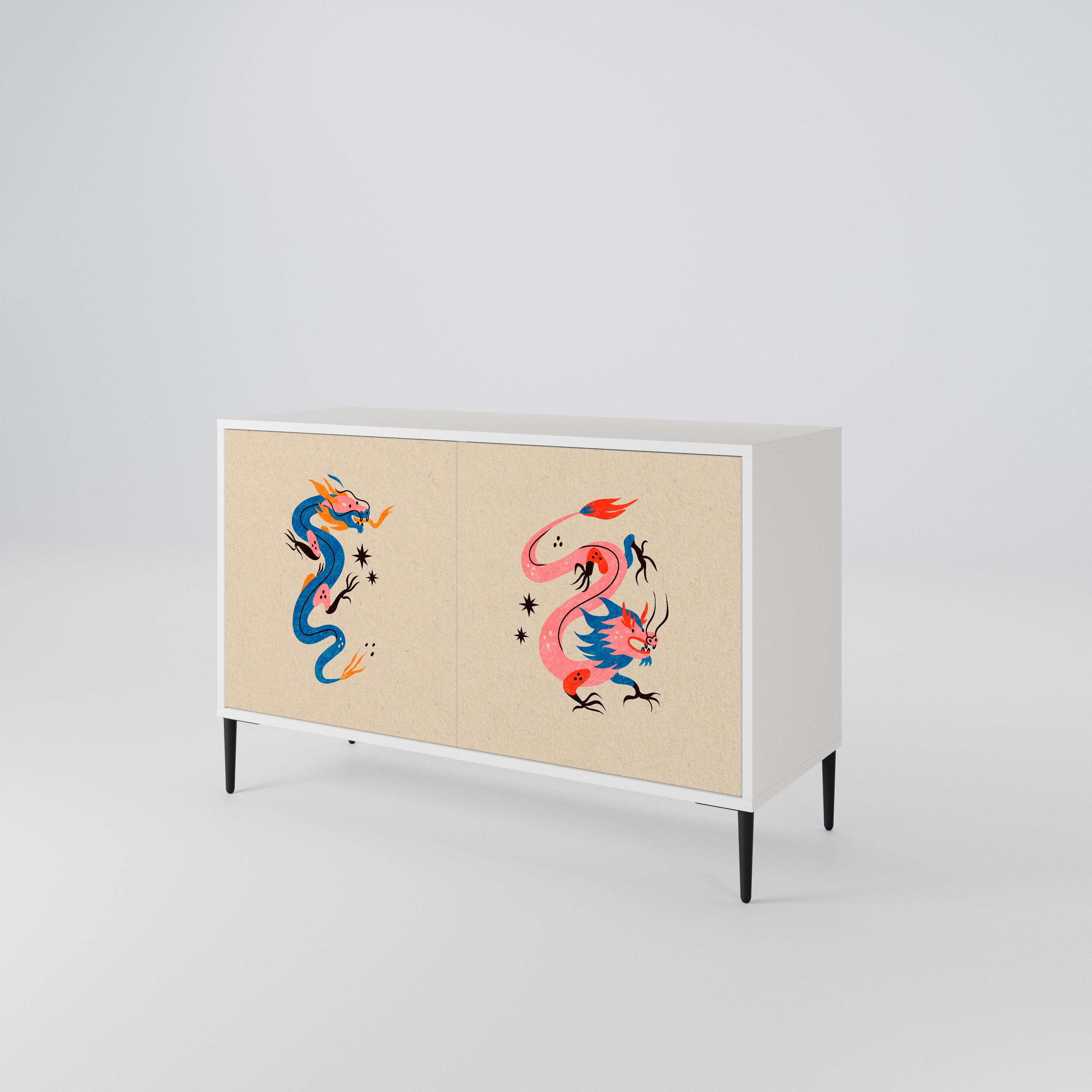 MYTHOLOGICAL CREATURES 2-Door Sideboard