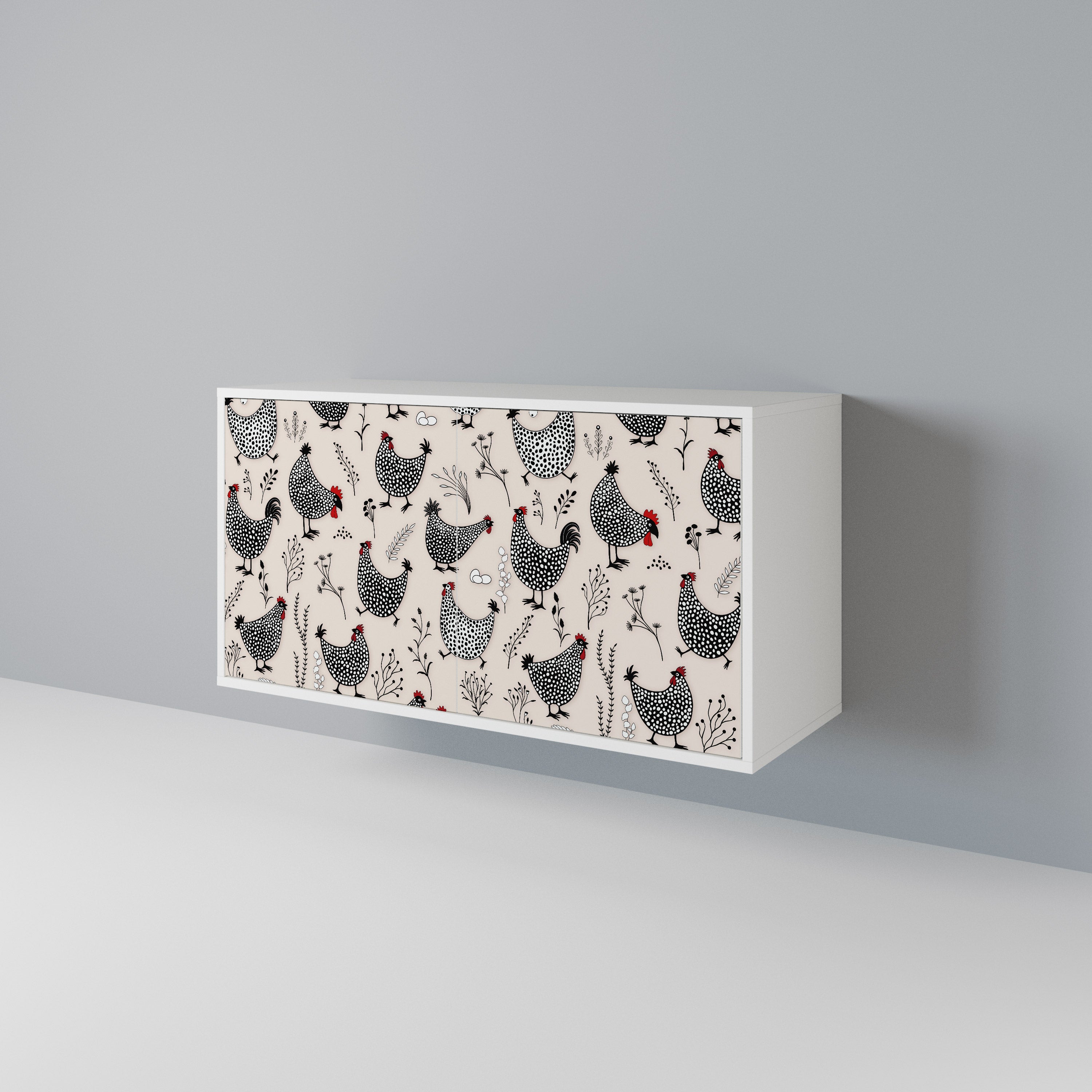 HAPPY HENS 2-Door Sideboard