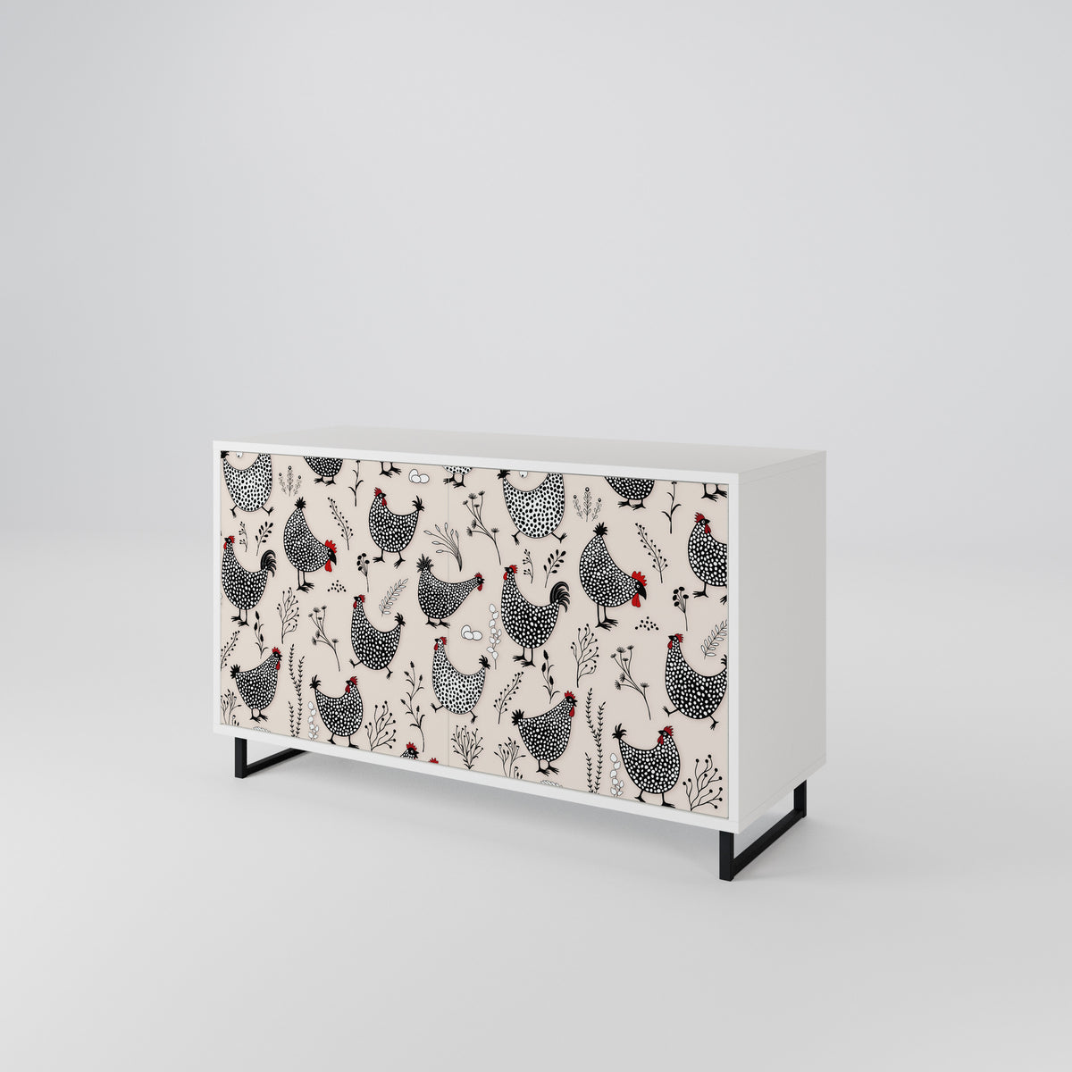 HAPPY HENS 2-Door Sideboard