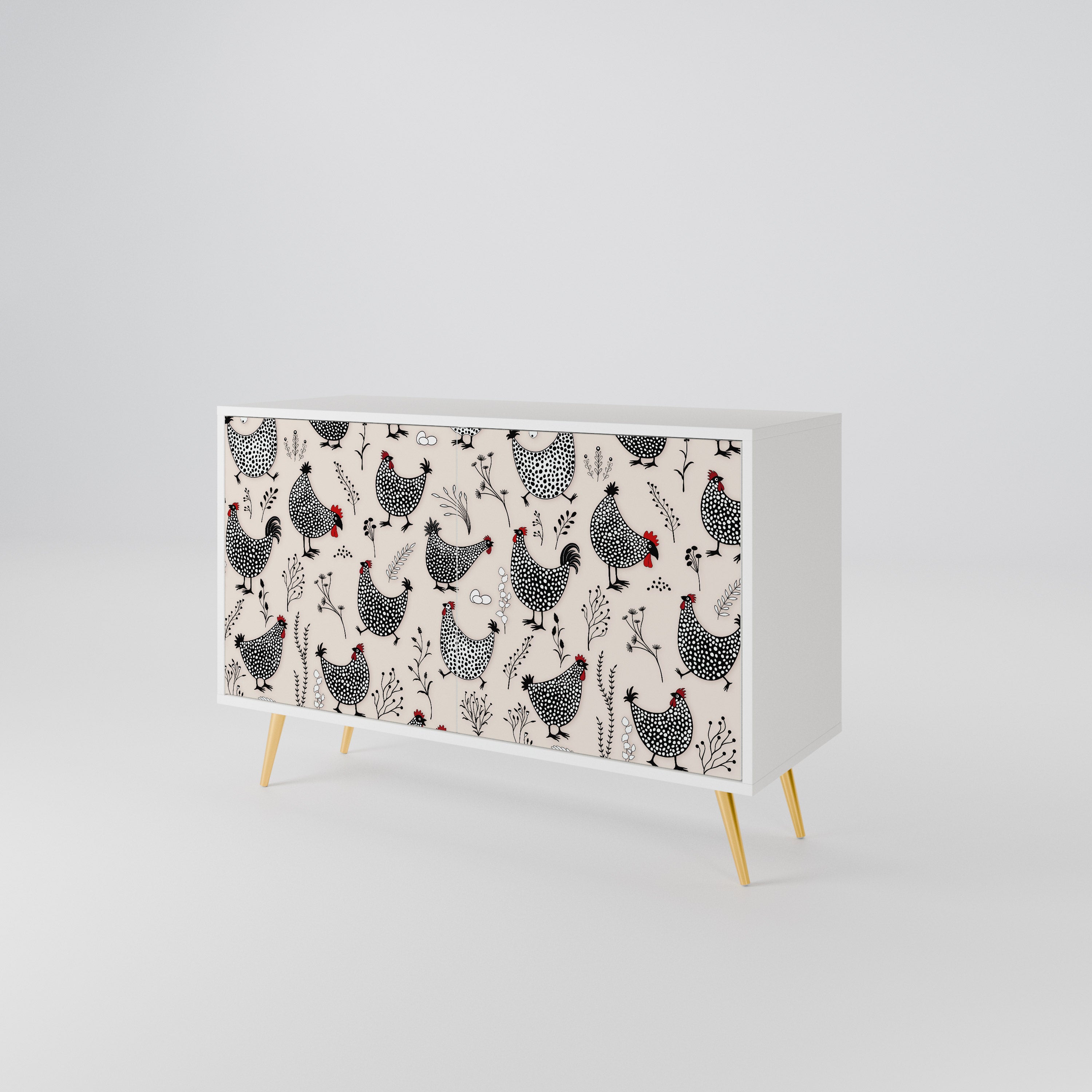 HAPPY HENS 2-Door Sideboard