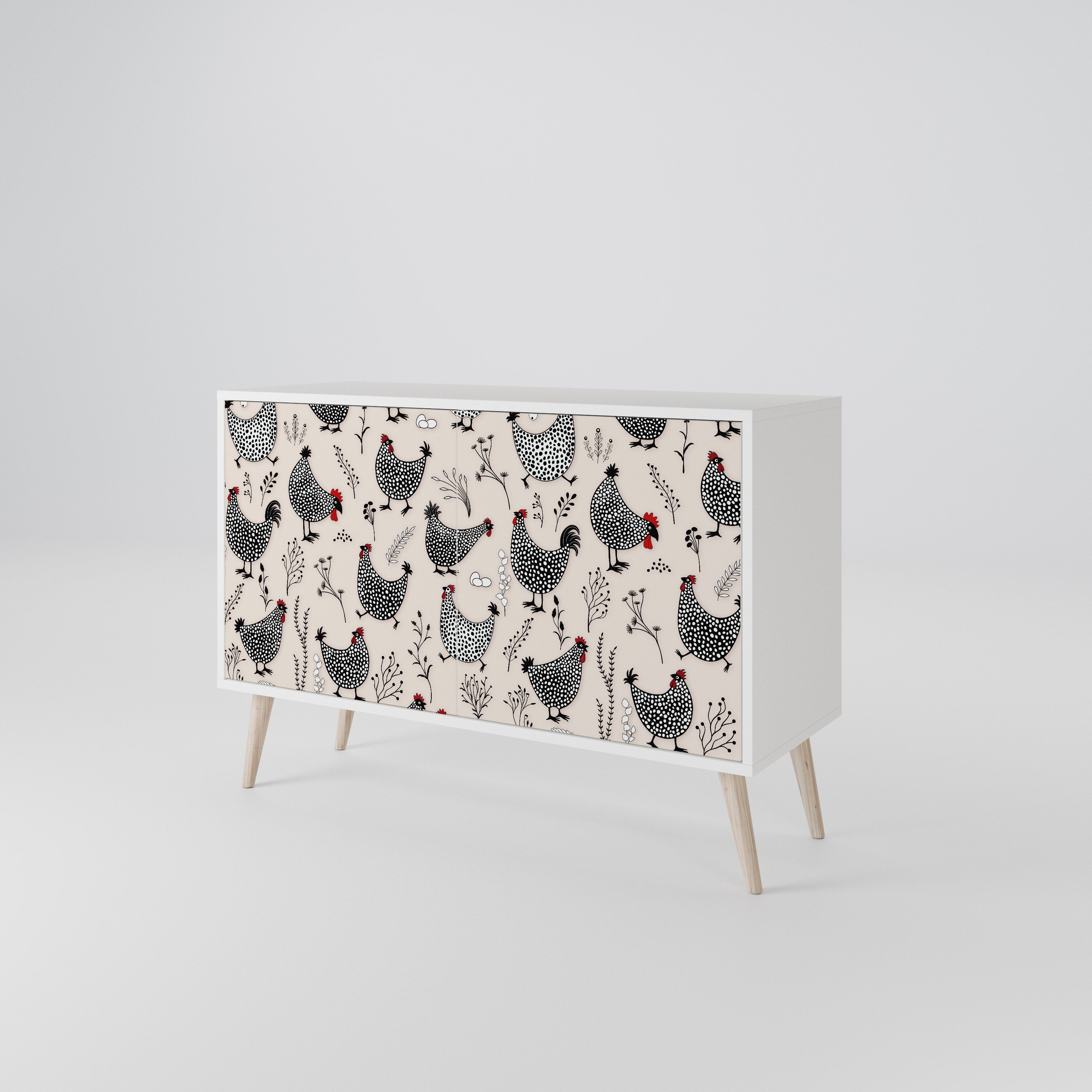 HAPPY HENS 2-Door Sideboard