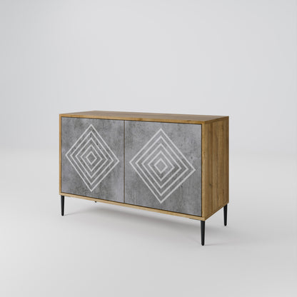 POLYGONAL ARTISTRY Μπουφές 2-θυρών