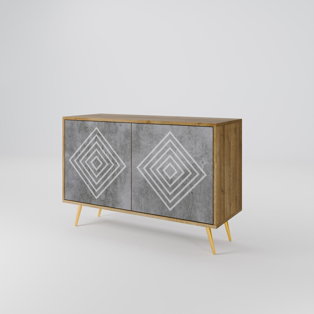 POLYGONAL ARTISTRY Μπουφές 2-θυρών