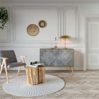 POLYGONAL ARTISTRY 2-Door Sideboard