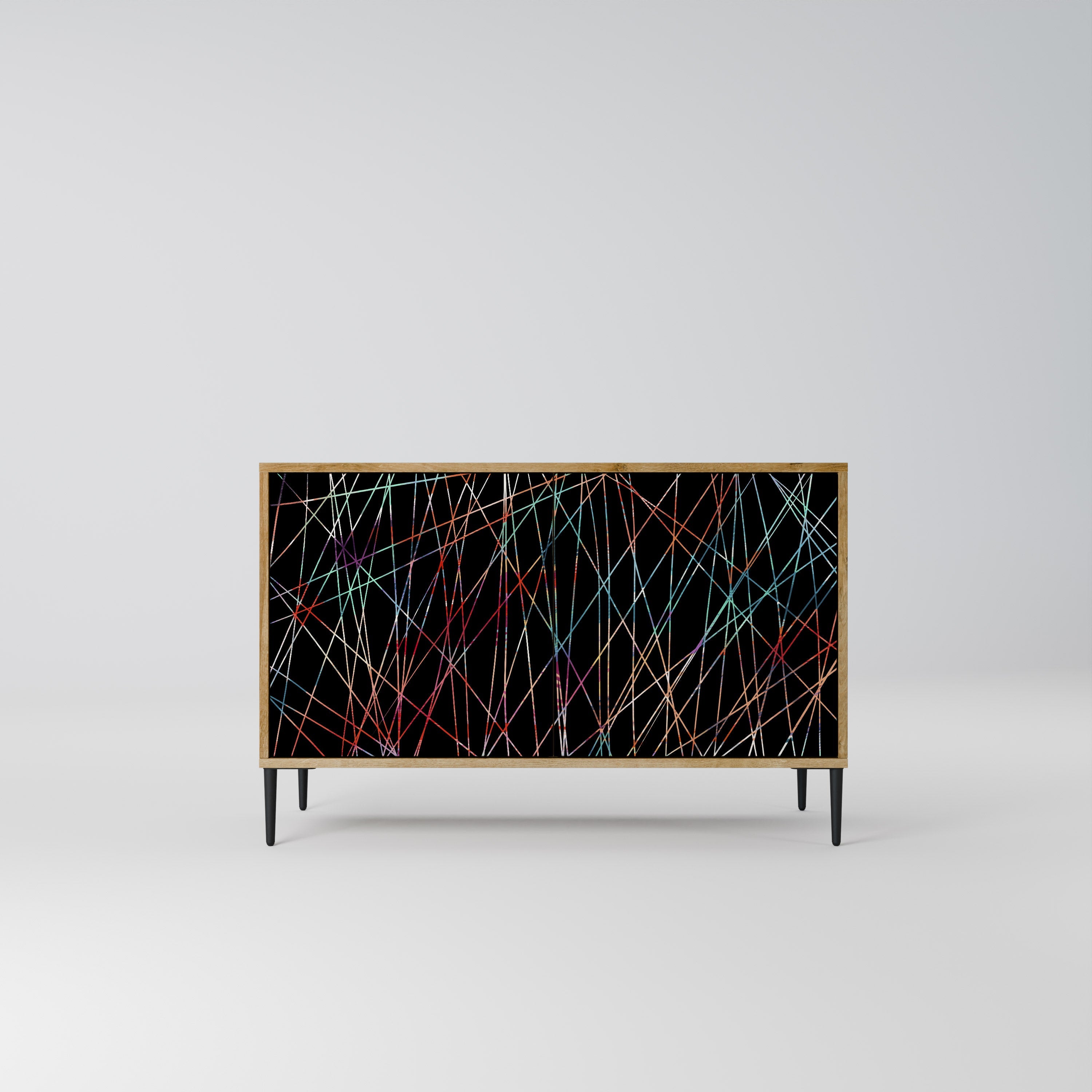 LUMINOUS SNARE 2-Door Sideboard in Oak Effect