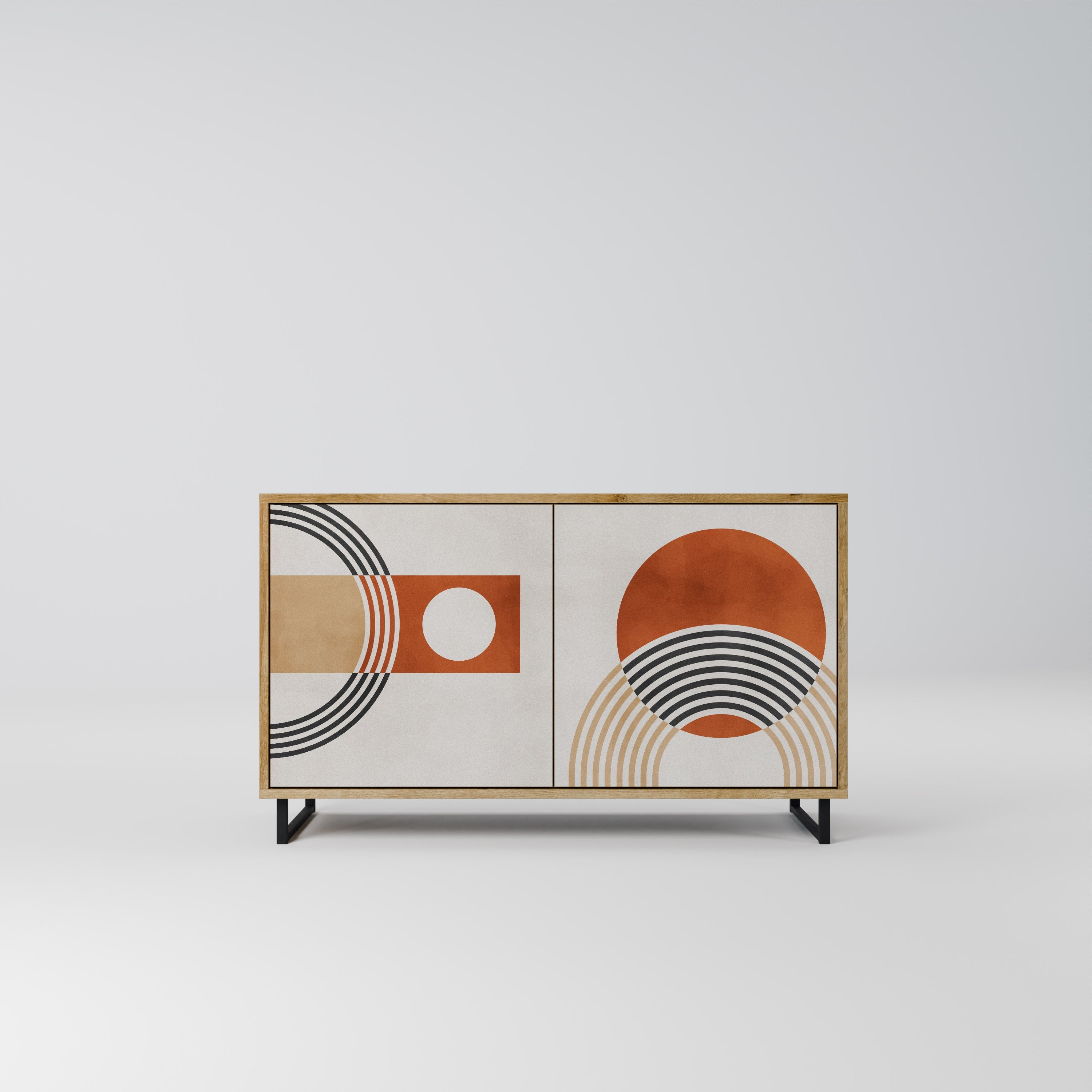 SPACE AROUND 2-Door Sideboard in Oak Effect