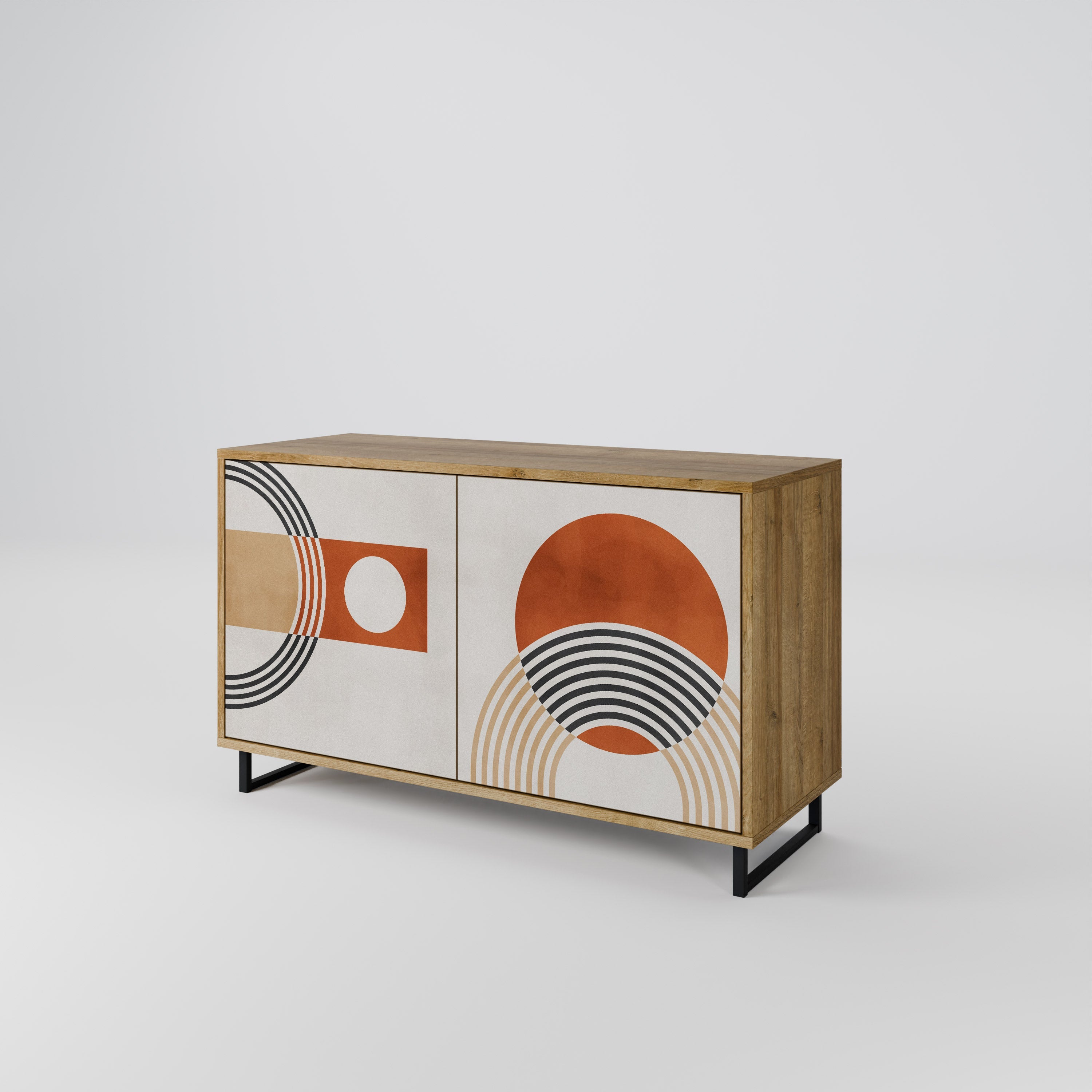 SPACE AROUND 2-Door Sideboard in Oak Effect