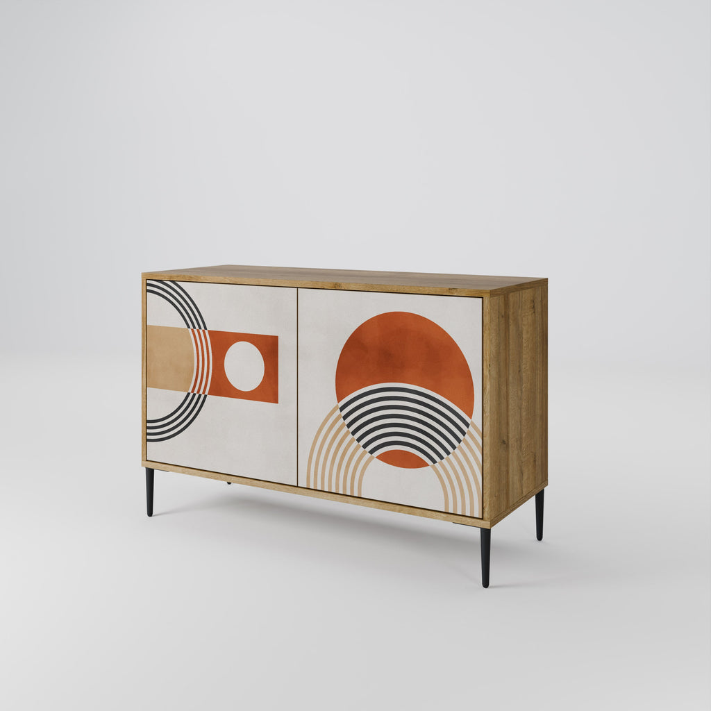 SPACE AROUND 2-Door Sideboard in Oak Effect