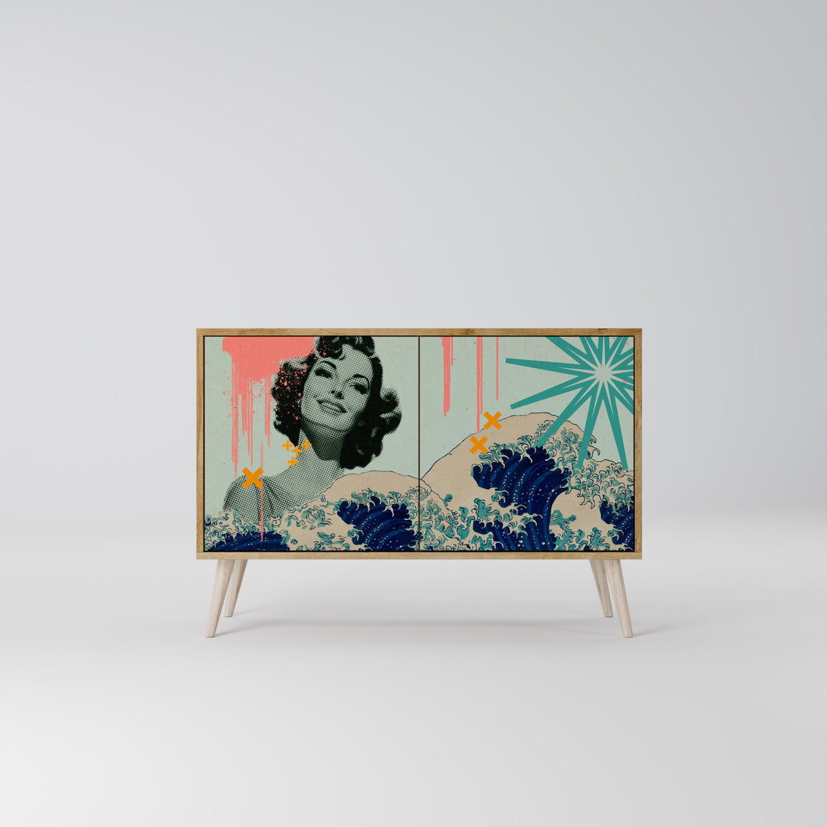 KANAGAWA BEAUTY 2-Door Sideboard