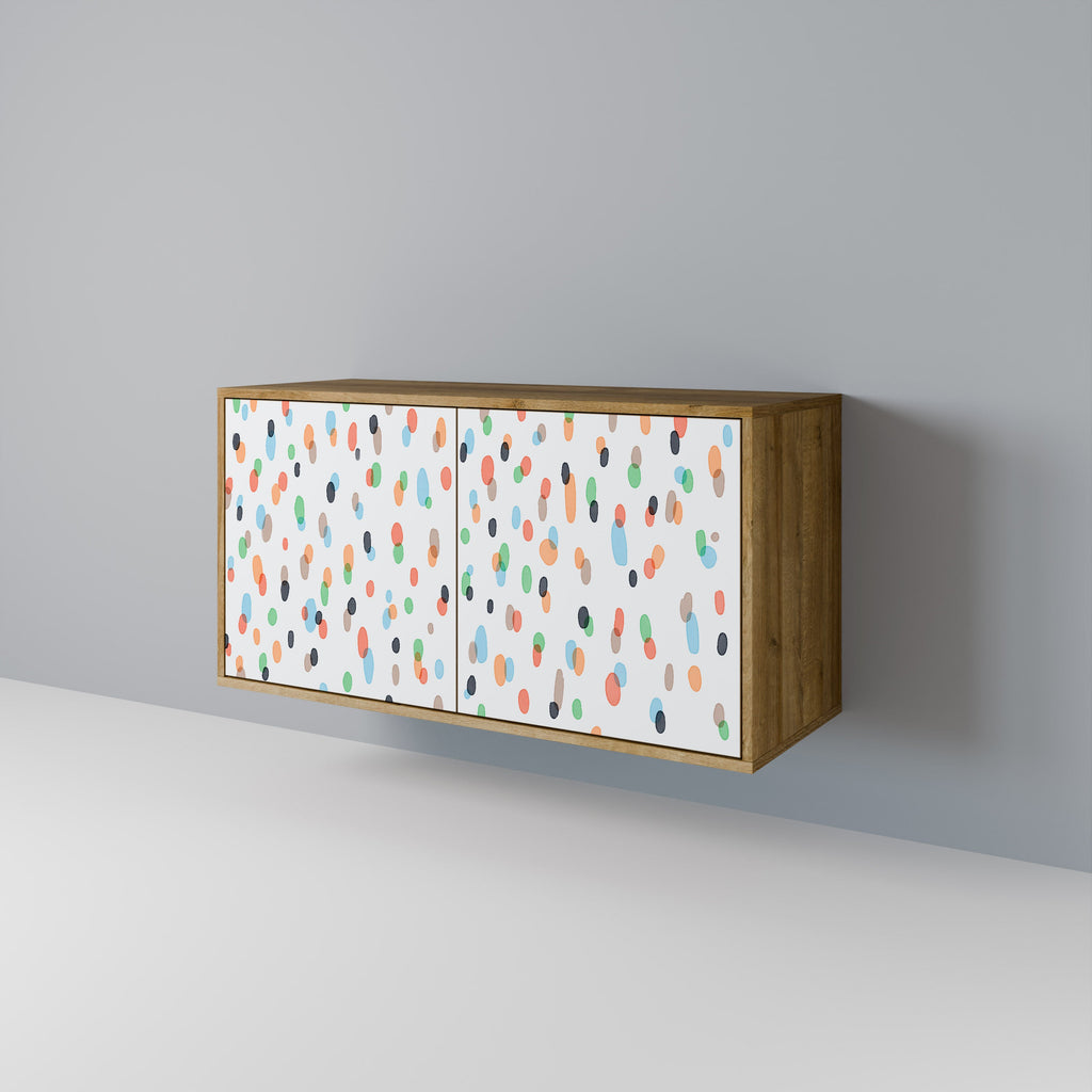 ENERGETIC SPOTS 2-Door Sideboard in Oak Effect