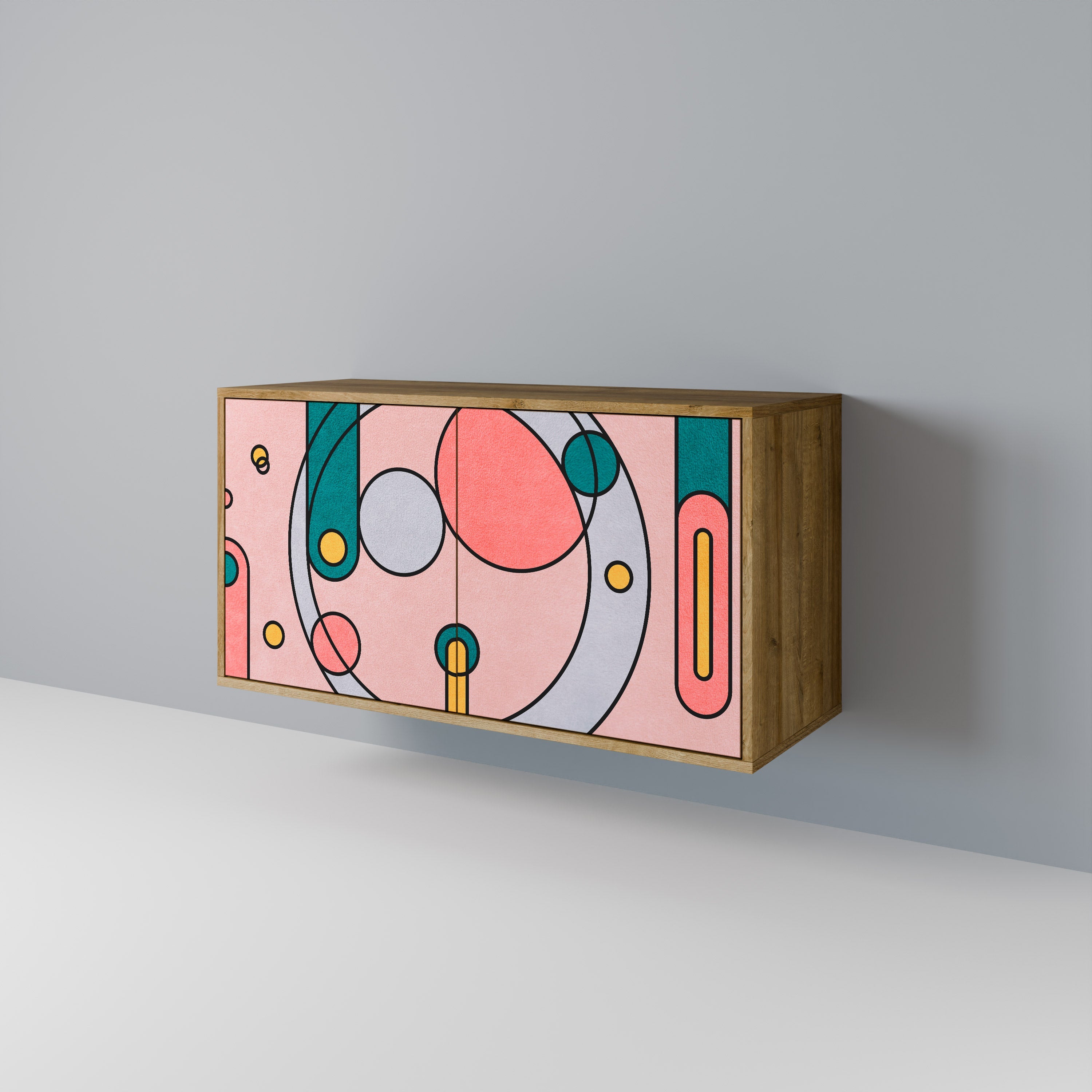 GOSSAMER ECHOES 2-Door Sideboard in Oak Effect