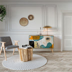 ABSTRACT FACES Μπουφές 2-θυρών