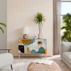 ABSTRACT FACES Μπουφές 2-θυρών