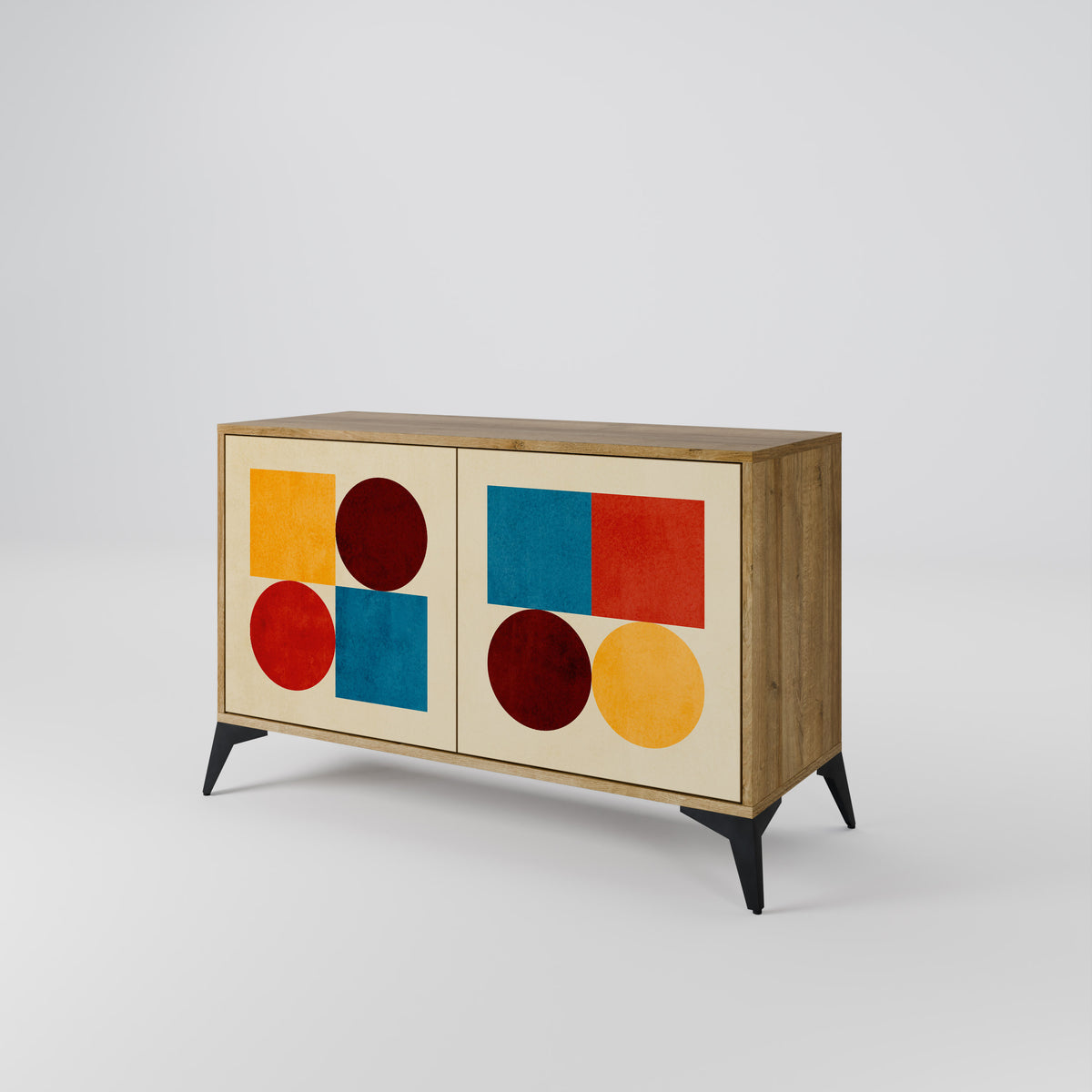 GEOMETRIC PUZZLE Μπουφές 2-θυρών