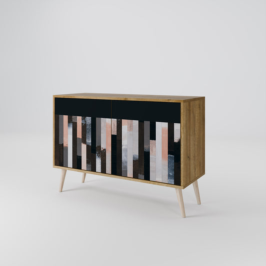 COLLAGE OF RECTANGLES Μπουφές 2-θυρών