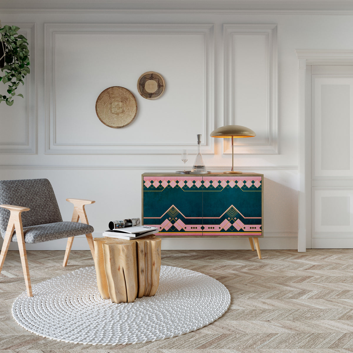 ROYAL COMPOSITION 2-Door Sideboard