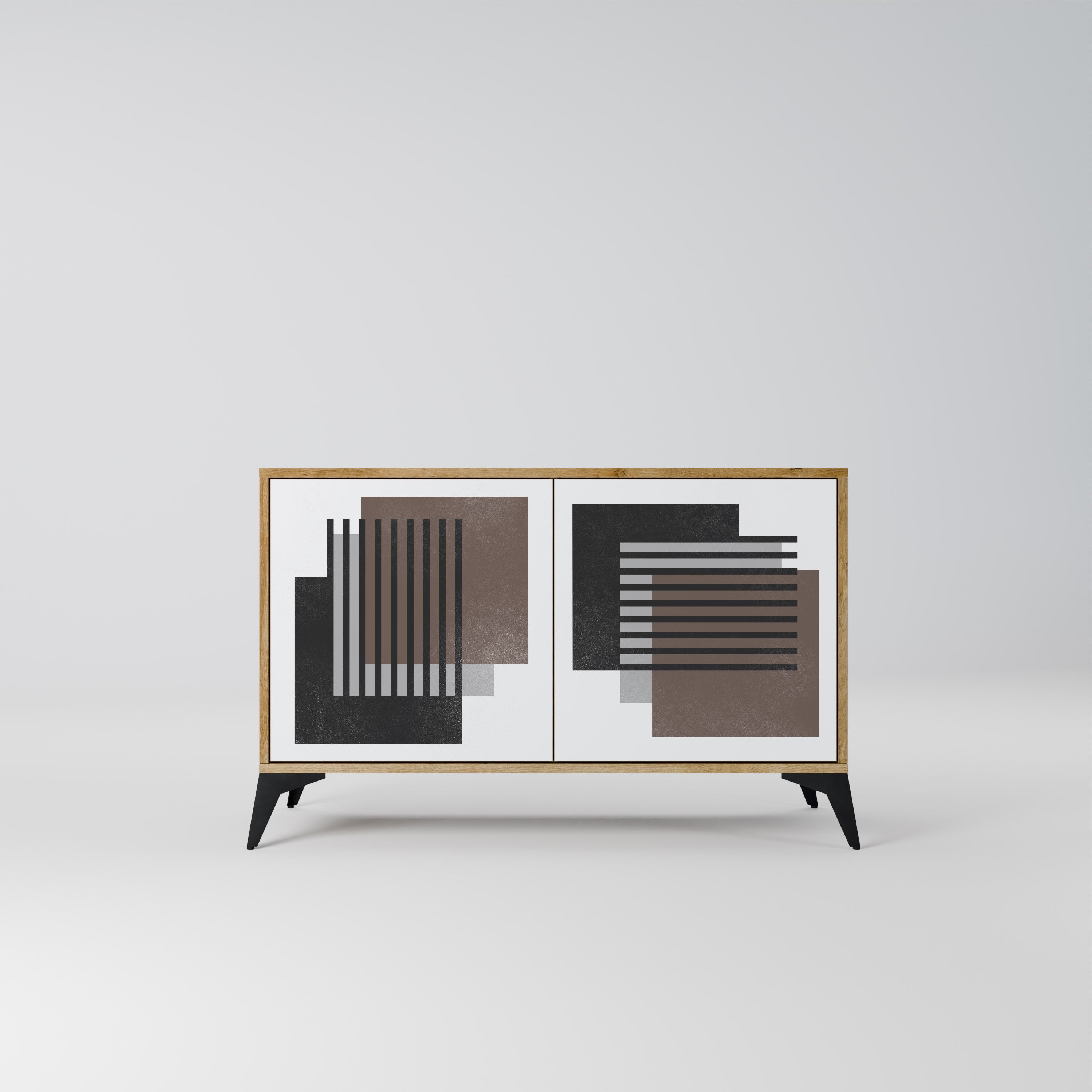 SHADOW SYNCHRONY 2-Door Sideboard in Oak Effect
