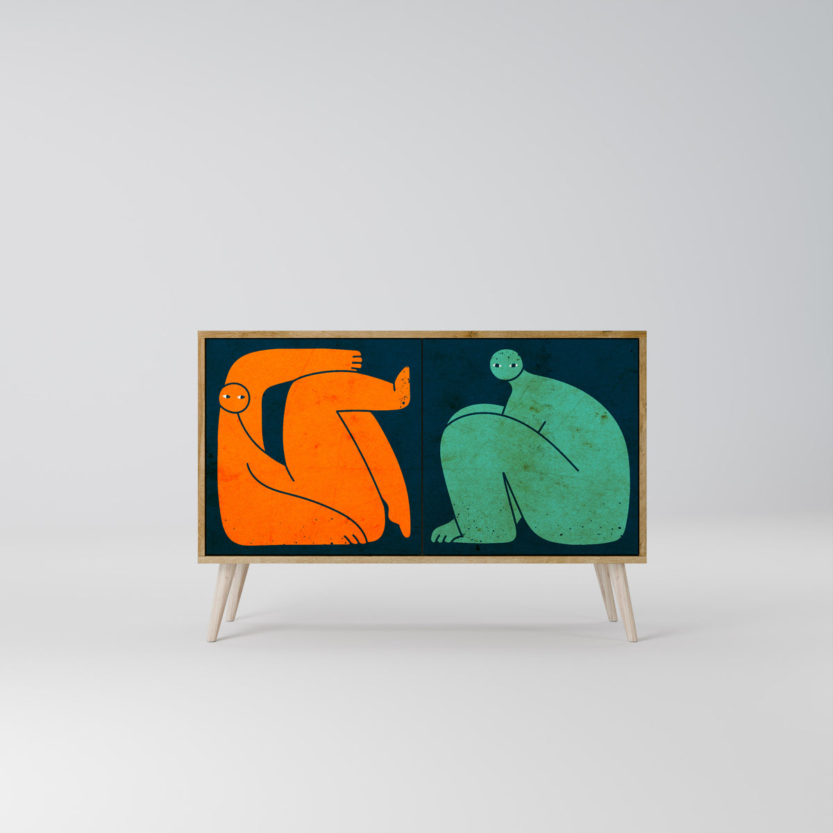 TOGETHER BUT SEPARATELY 2-Door Sideboard