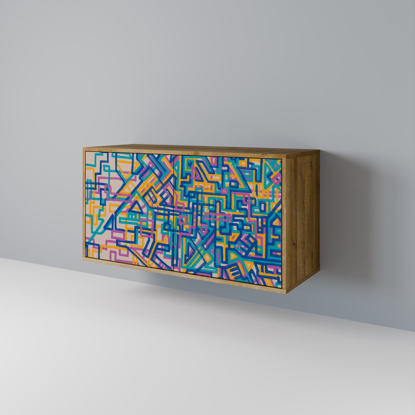 MEMORIES MAP 2-Door Sideboard