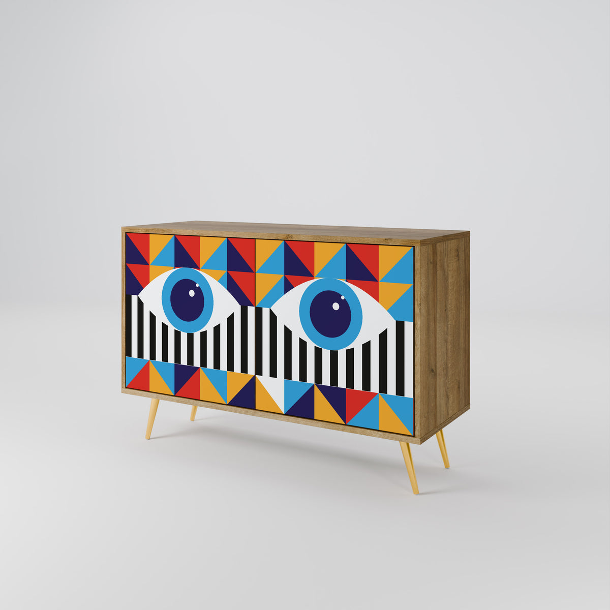 ABSTRACTION AND GEOMETRY 2-Door Sideboard
