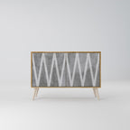 SOLID ZIG ZAG 2-Door Sideboard