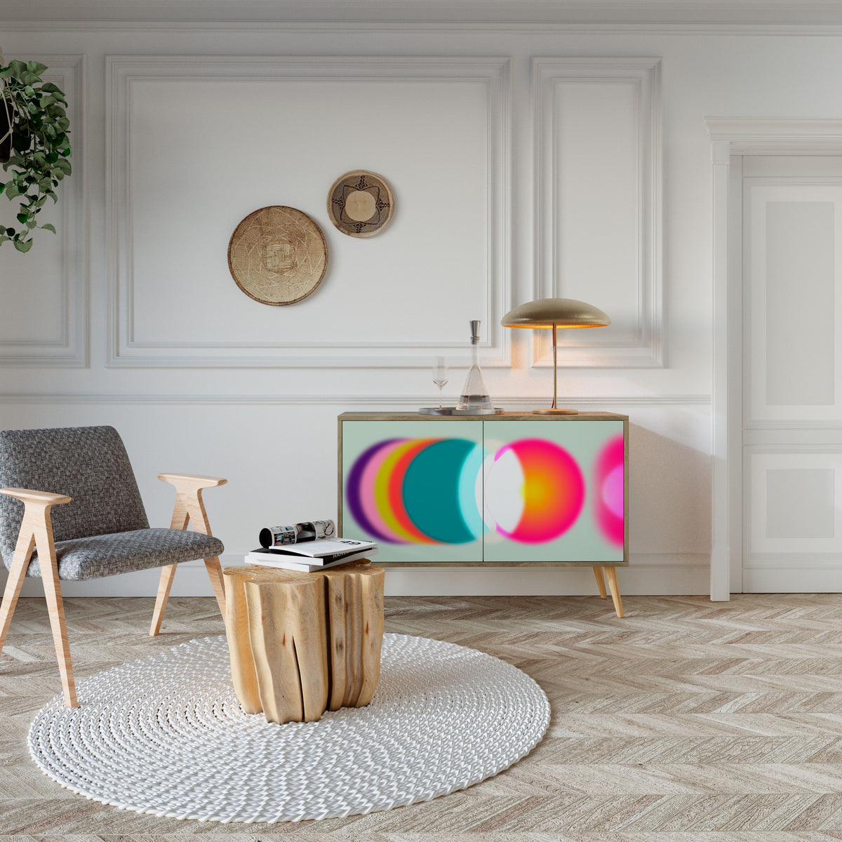 SYMPHONY OF COLORS 2-Door Sideboard