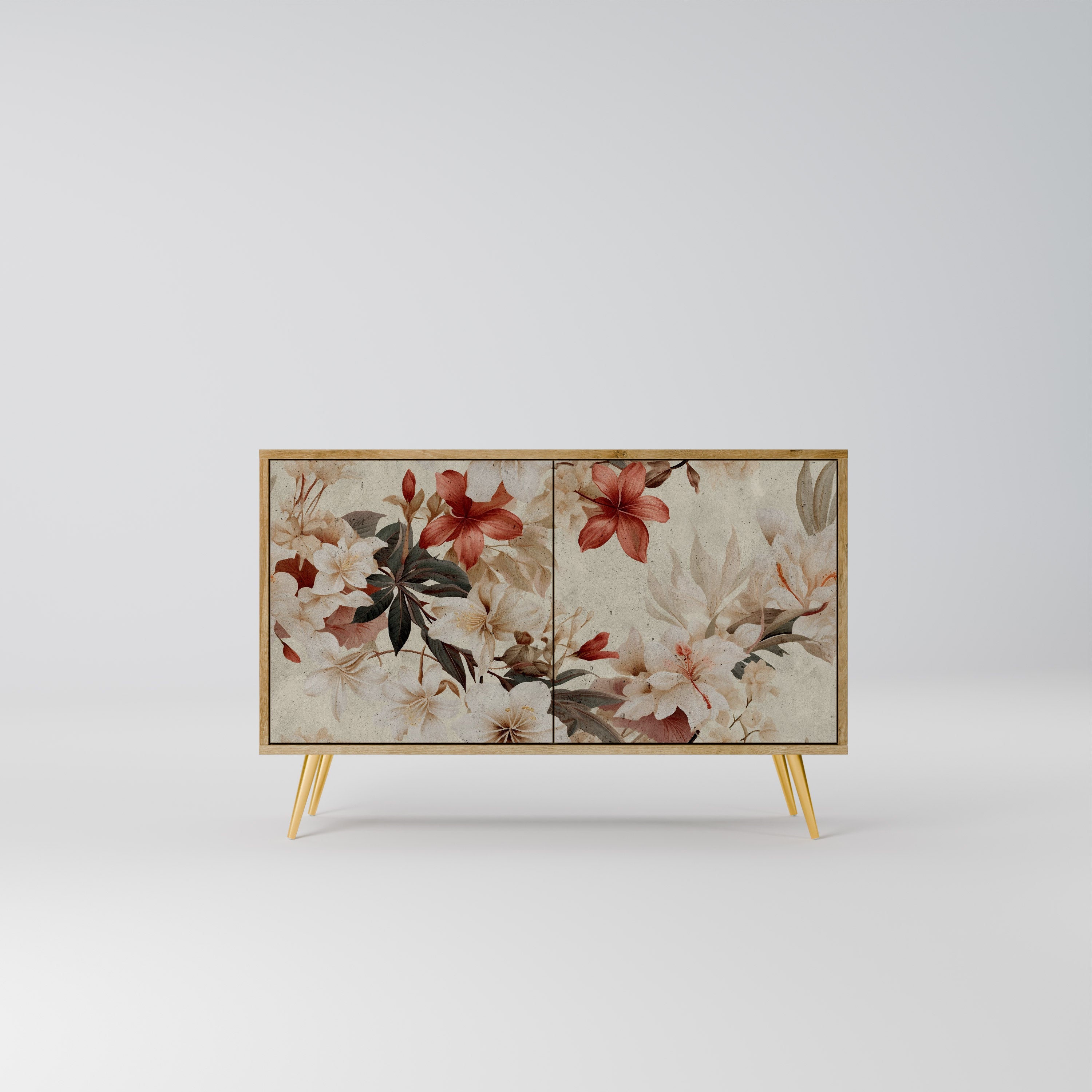 PETAL HARMONY 2-Door Sideboard in Oak Effect
