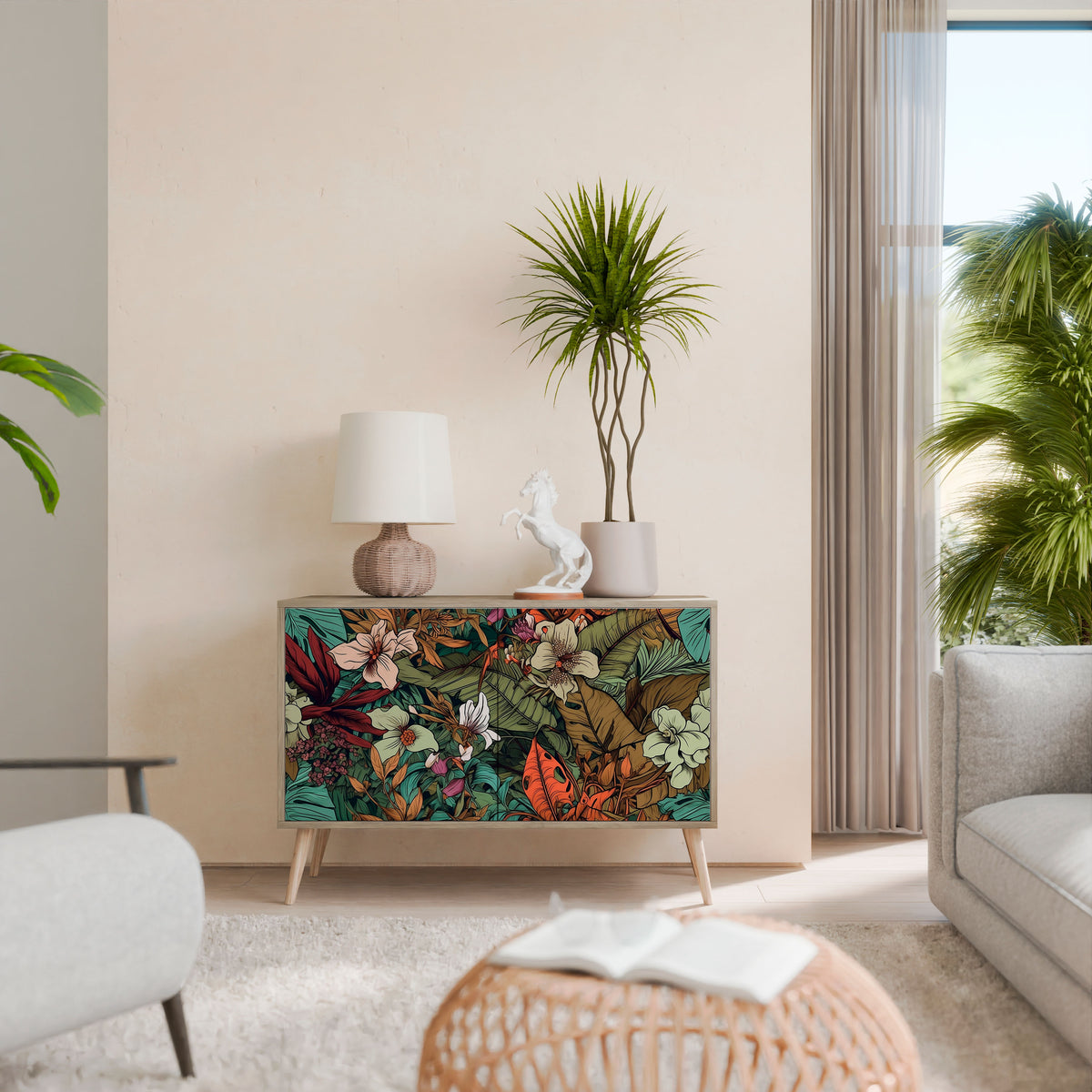 BOTANICAL EMERGENCE 2-Door Sideboard