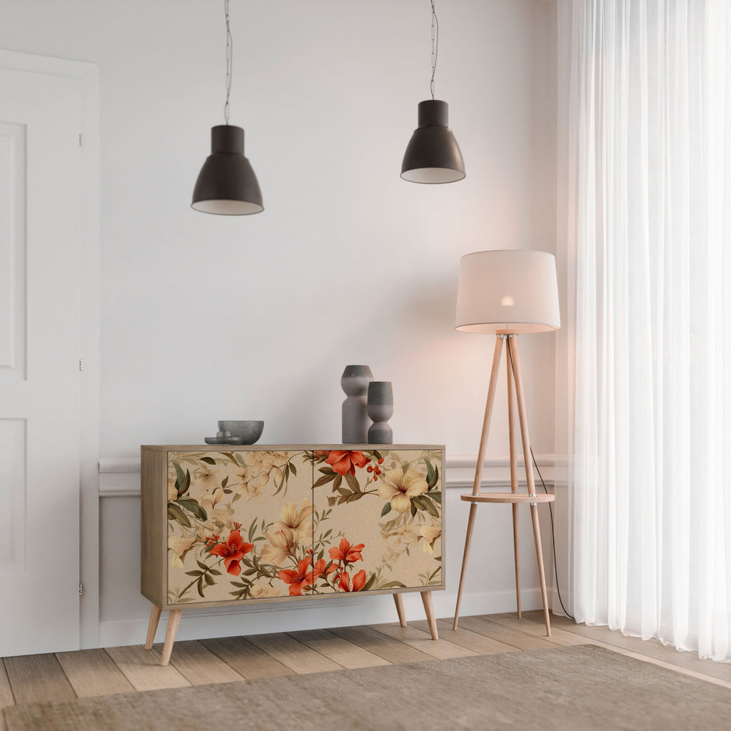 BLOOMING HARMONY 2-Door Sideboard in Oak Effect