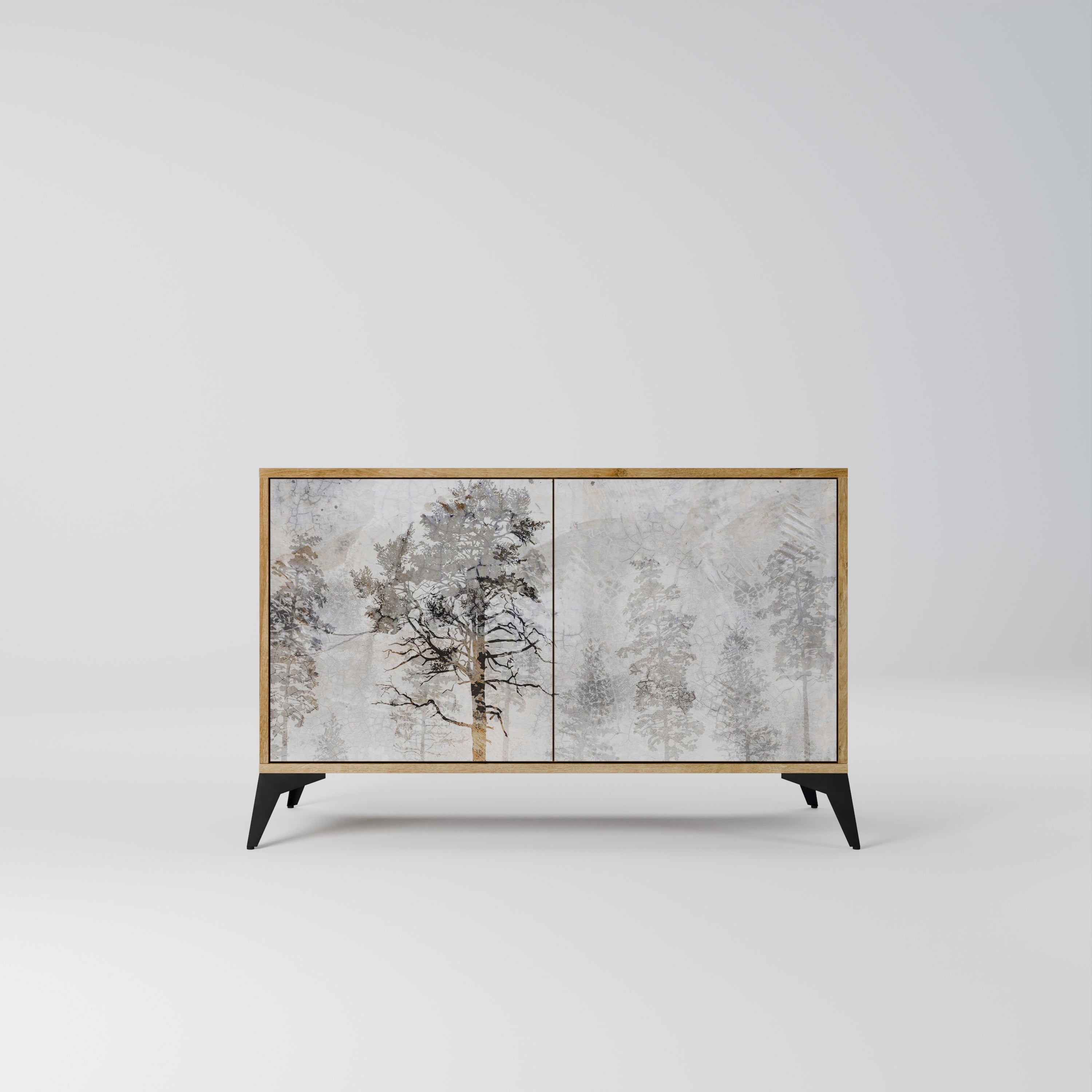 FADE IN THE TREES 2-Door Sideboard in Oak Effect