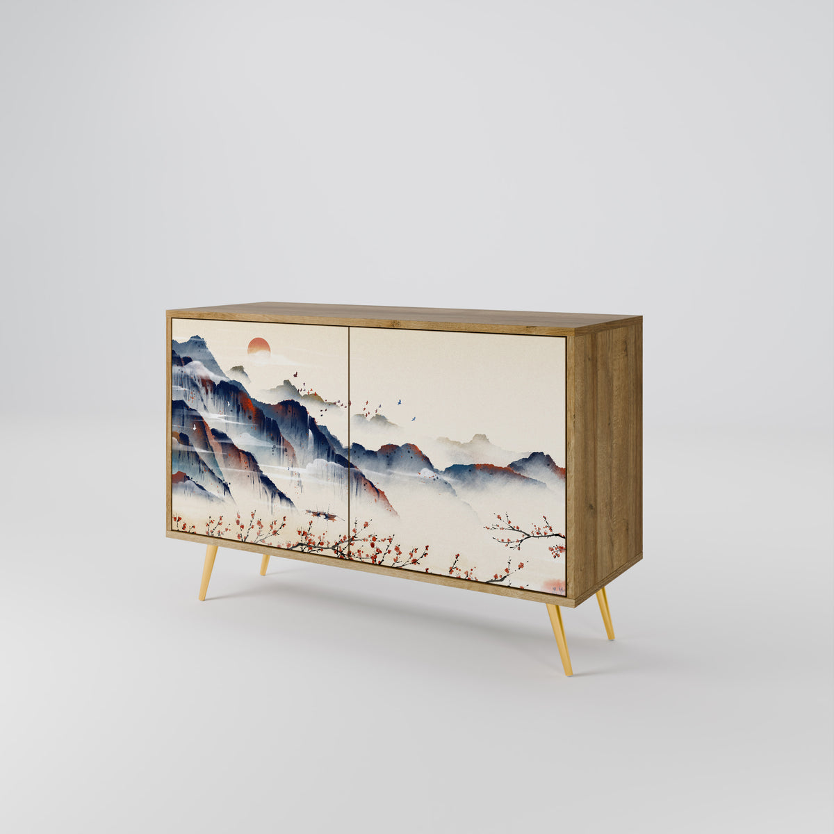 JAPANESE LANDSCAPE Μπουφές 2-θυρών