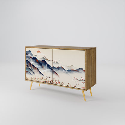 JAPANESE LANDSCAPE Μπουφές 2-θυρών