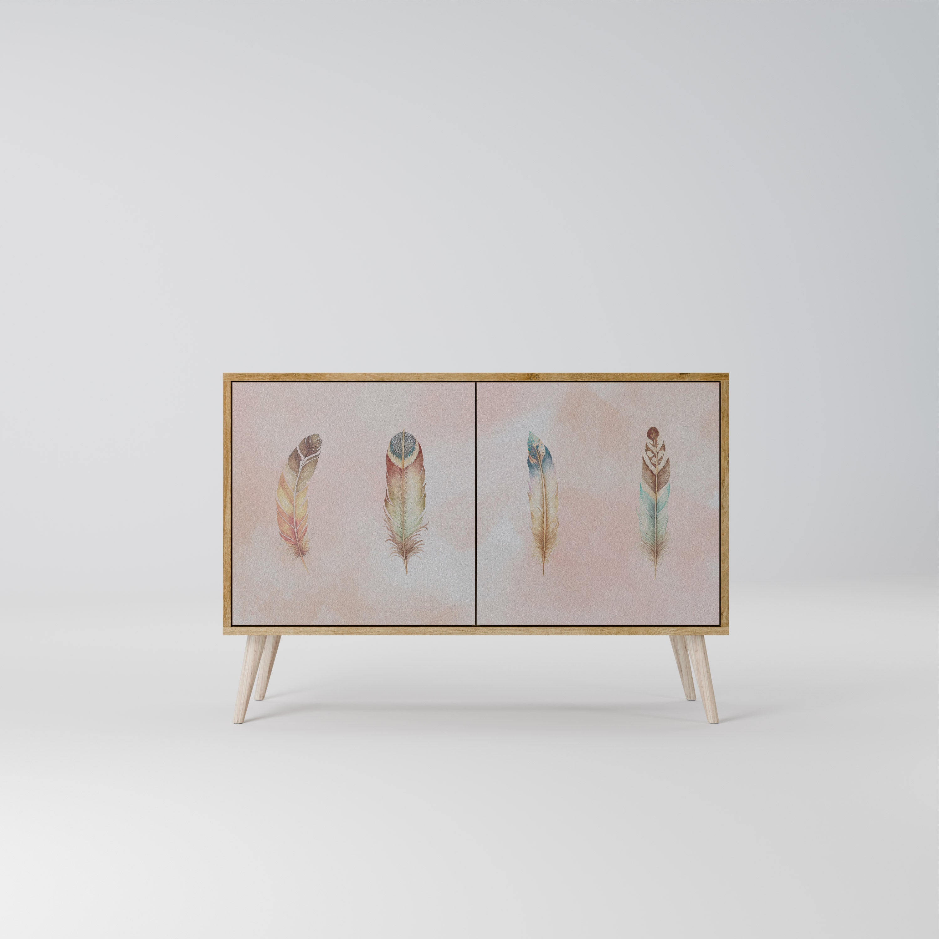 THE DELIQUESCE 2-Door Sideboard in Oak Effect