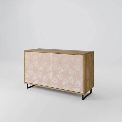 LEAVES ON BEIGE Μπουφές 2-θυρών