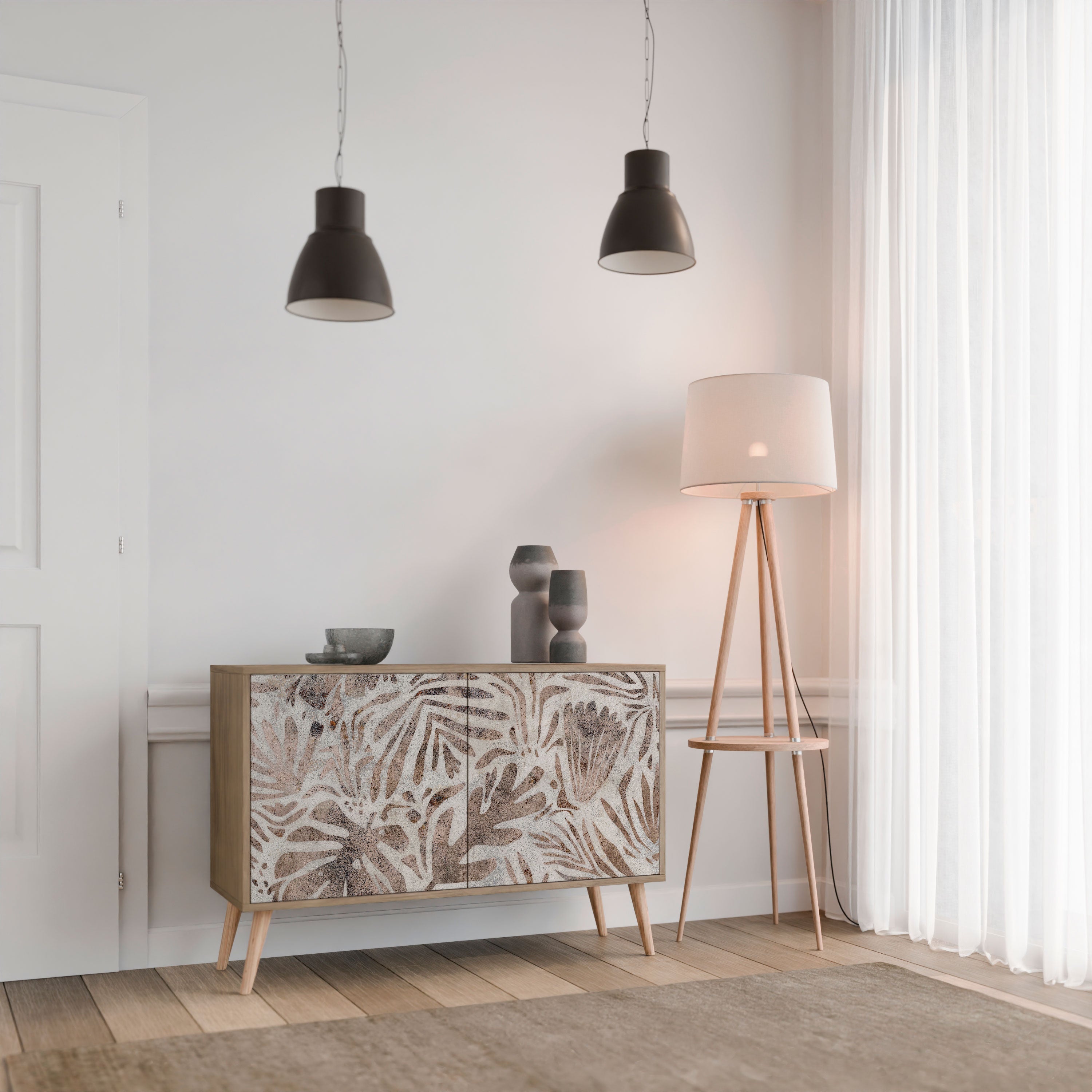 PASSING TIME 2-Door Sideboard in Oak Effect