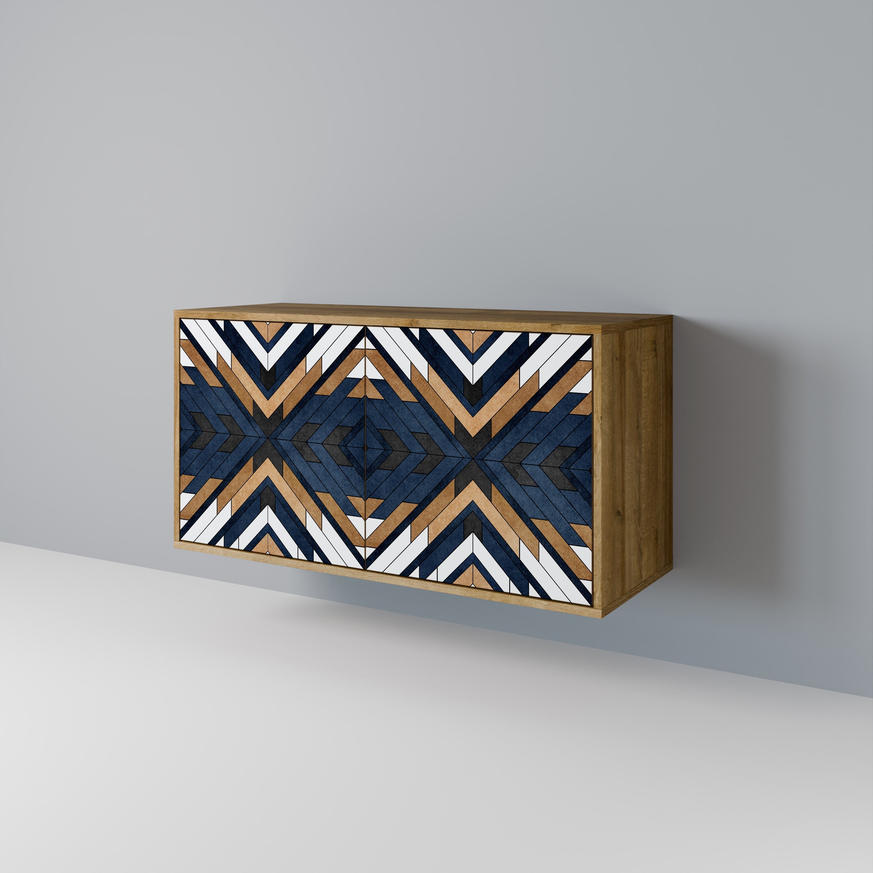 Μπουφές ARTFUL GEOMETRIA με 2 πόρτες σε χρώμα δρυός