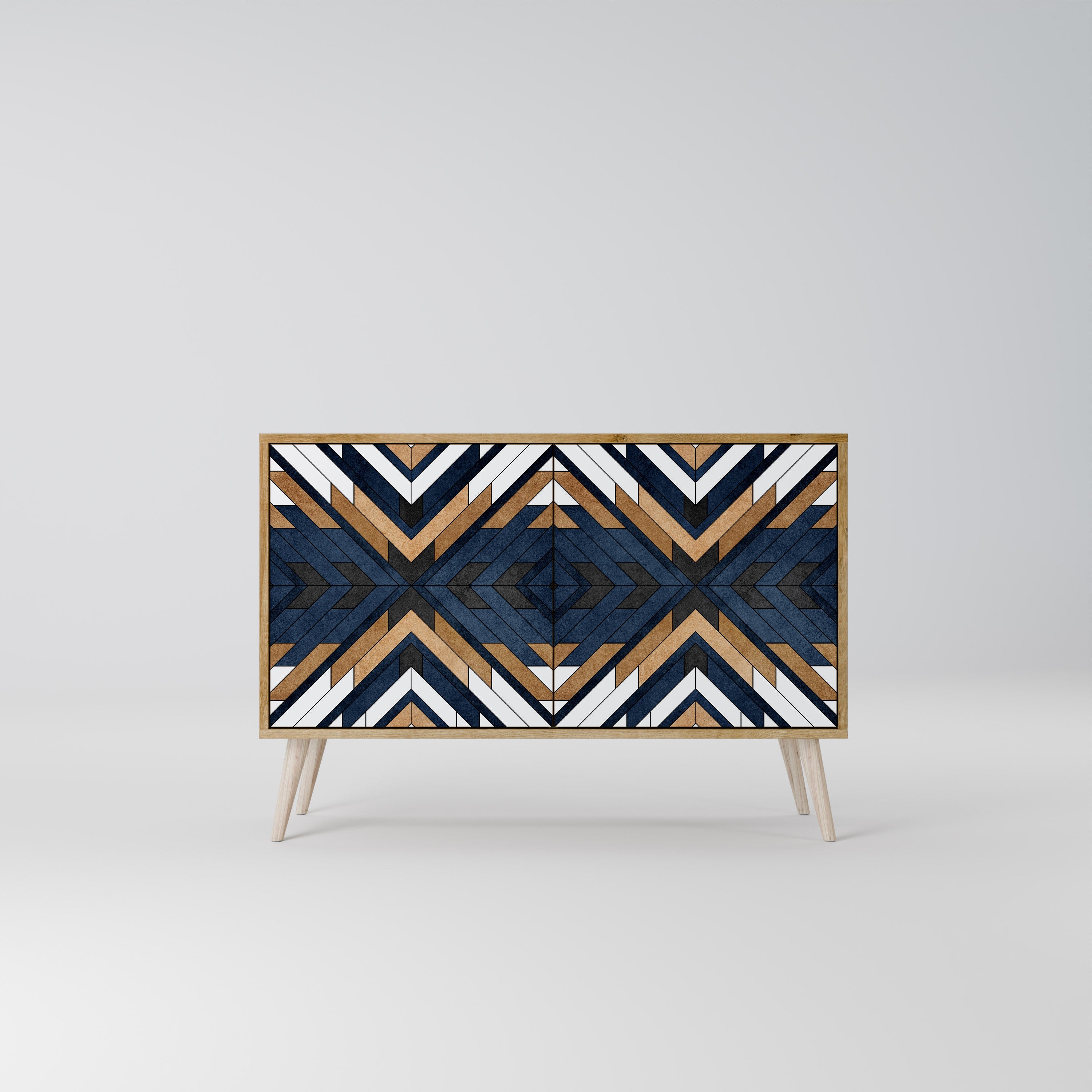 Μπουφές ARTFUL GEOMETRIA με 2 πόρτες σε χρώμα δρυός