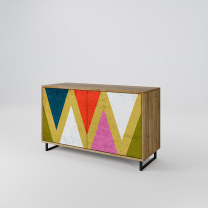 COLORFUL TRIANGLES Μπουφές 2-θυρών