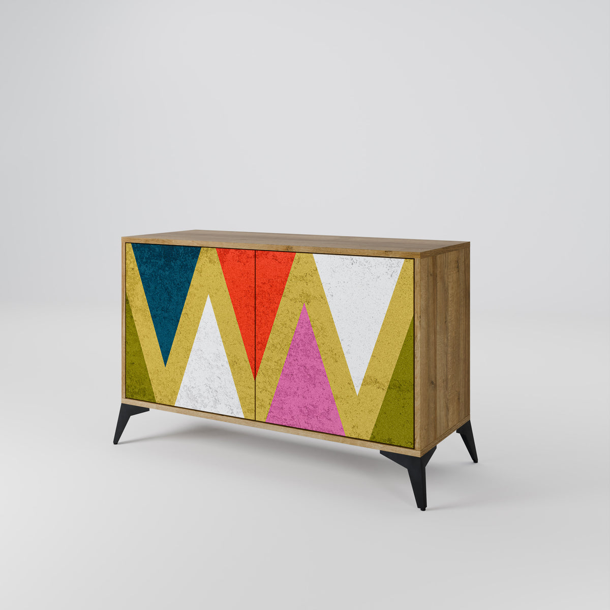 COLORFUL TRIANGLES Μπουφές 2-θυρών