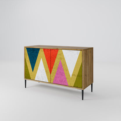 COLORFUL TRIANGLES Μπουφές 2-θυρών