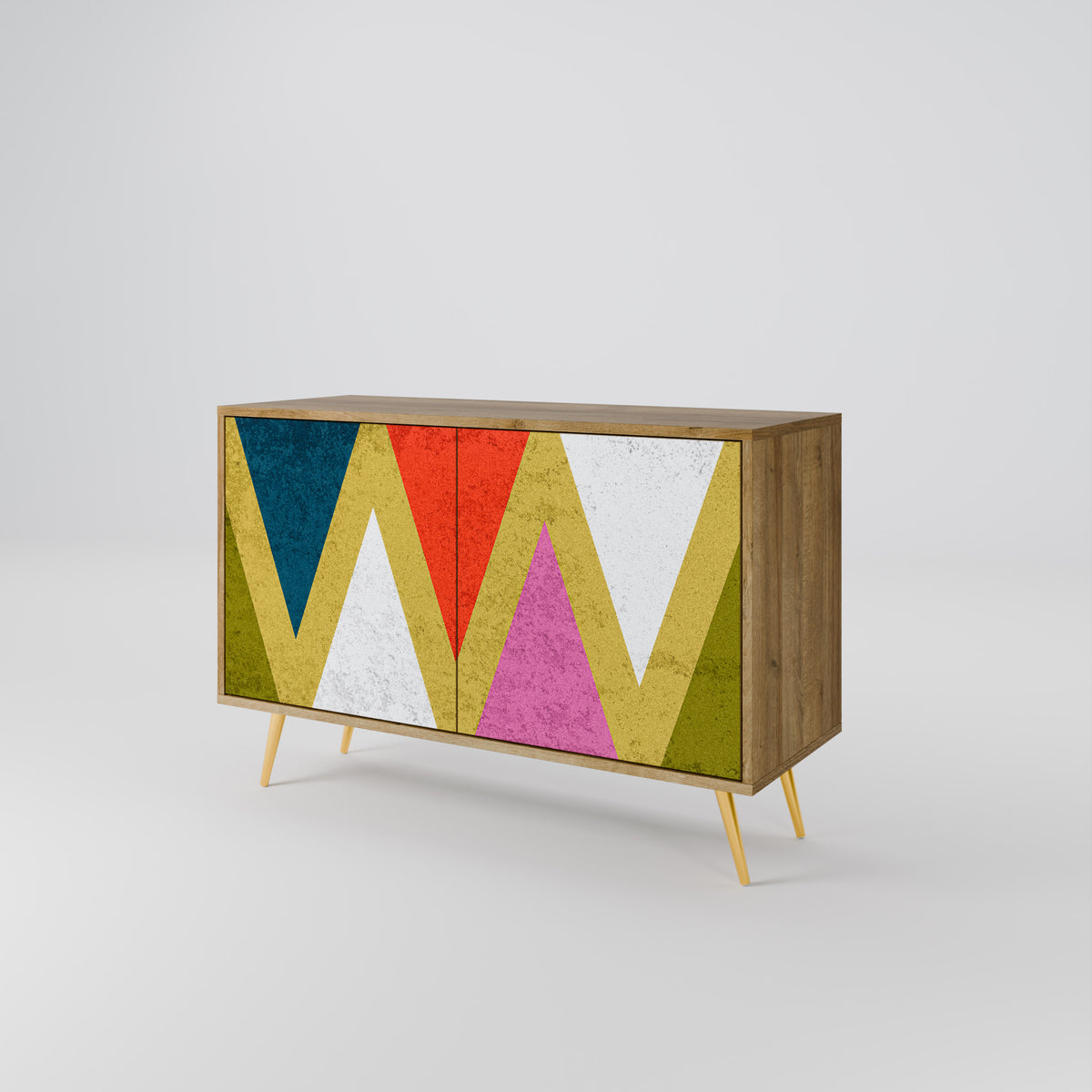 COLORFUL TRIANGLES Μπουφές 2-θυρών