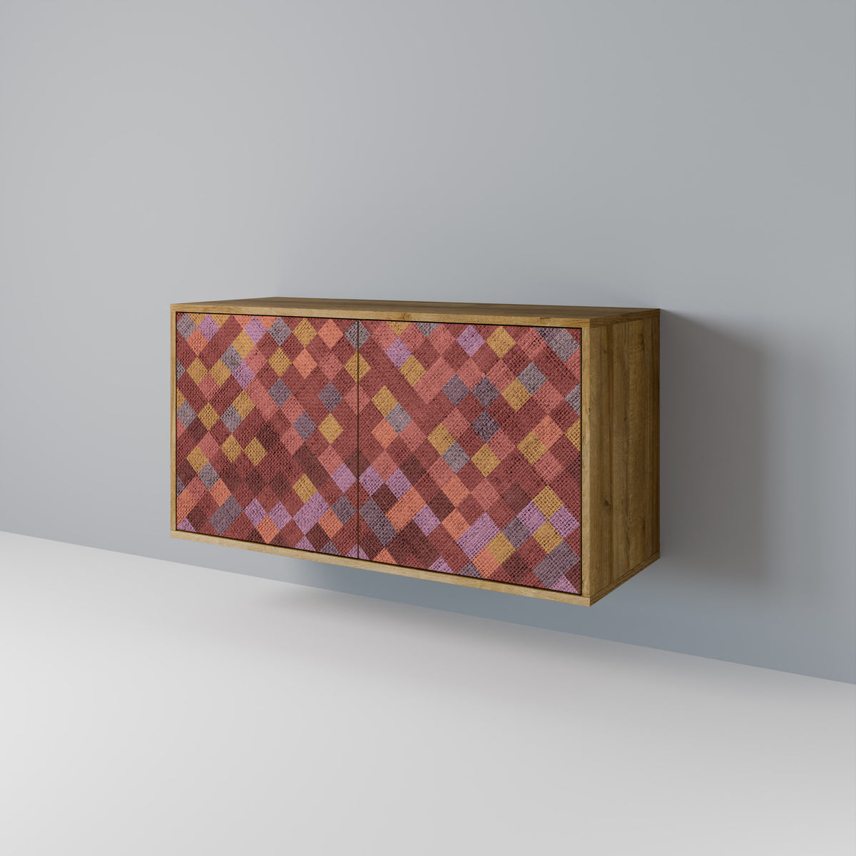 PAINTED SQUARES Μπουφές 2-θυρών