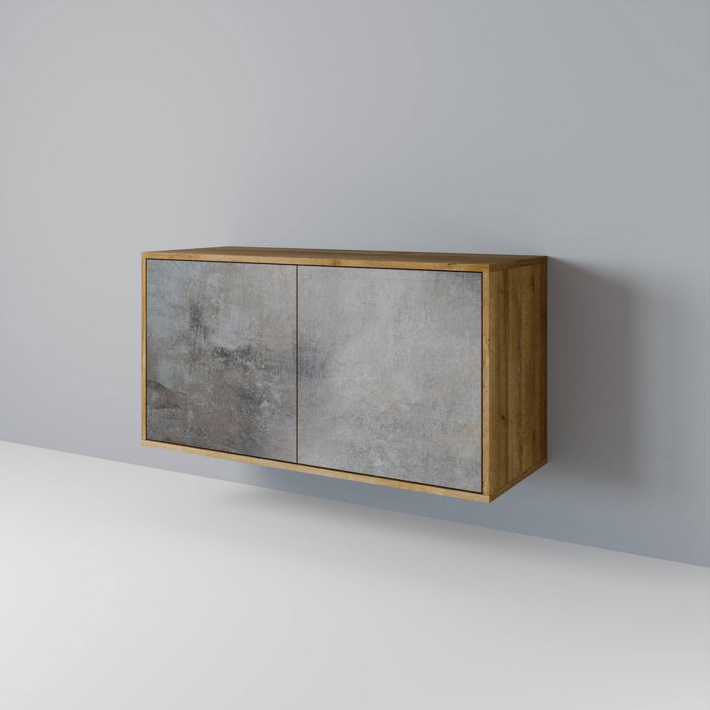 CONCRETE WALL Μπουφές 2-θυρών