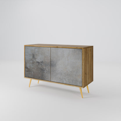 CONCRETE WALL Μπουφές 2-θυρών