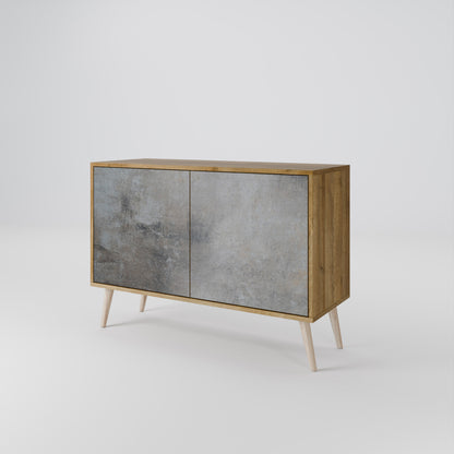 CONCRETE WALL Μπουφές 2-θυρών